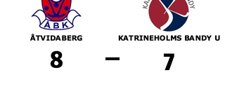 Åtvidaberg vann hemma mot Katrineholms Bandy U