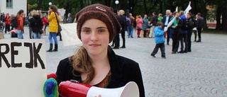 Ia, 16, vill väcka Linköpingsborna: "Gör något för klimatet"