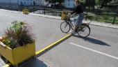 Cyklister larmar: Farligt hinder på sommargatan