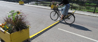 Cyklister larmar: Farligt hinder på sommargatan