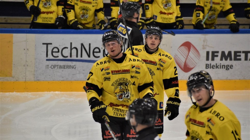 Vimmerby Hockey körde över Tranås på bortais i träningsmatchen.