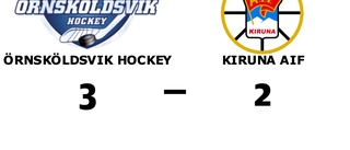 Kiruna AIF föll i förlängning borta mot Örnsköldsvik Hockey