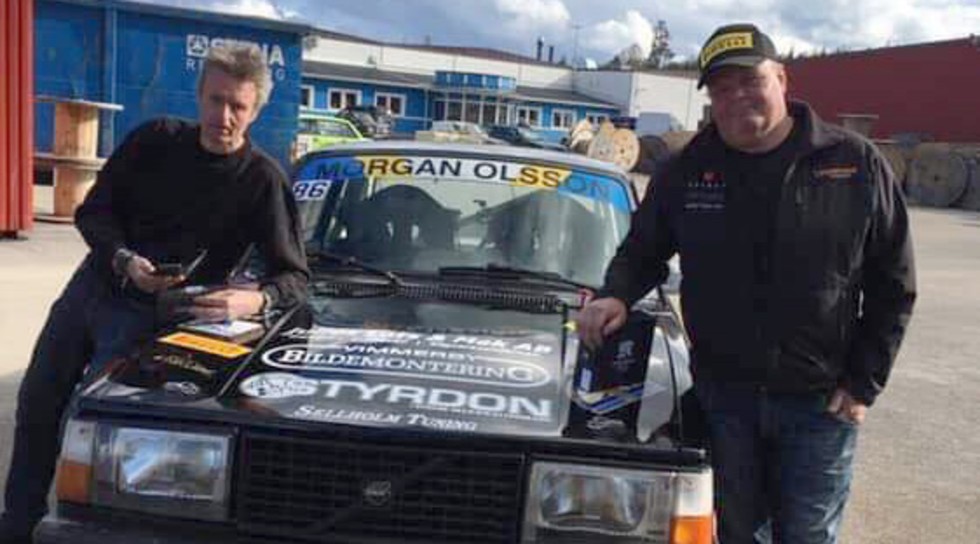 Morgan Olsson vann sin klass och kom tvåa totalt i Rally Anderslöv.
