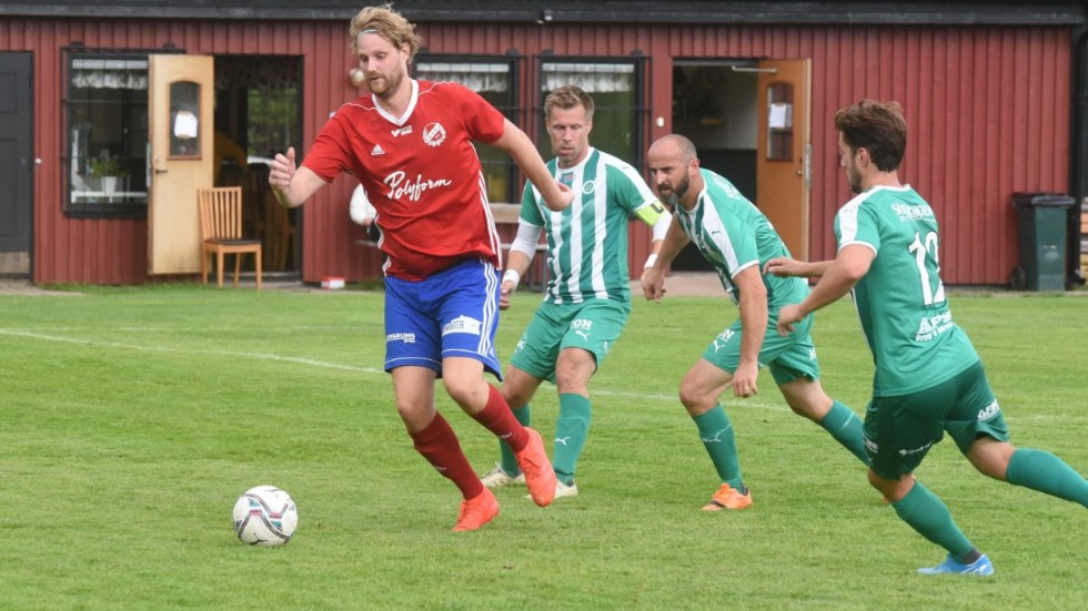 Isak Thuresson gjorde 4-1 för Djursdala mot Storebro borta.