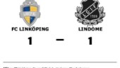 FC Linköping i ledning i halvtid - men tappade segern mot Lindome