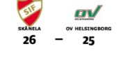 Tuff match slutade med seger för Skånela mot OV Helsingborg