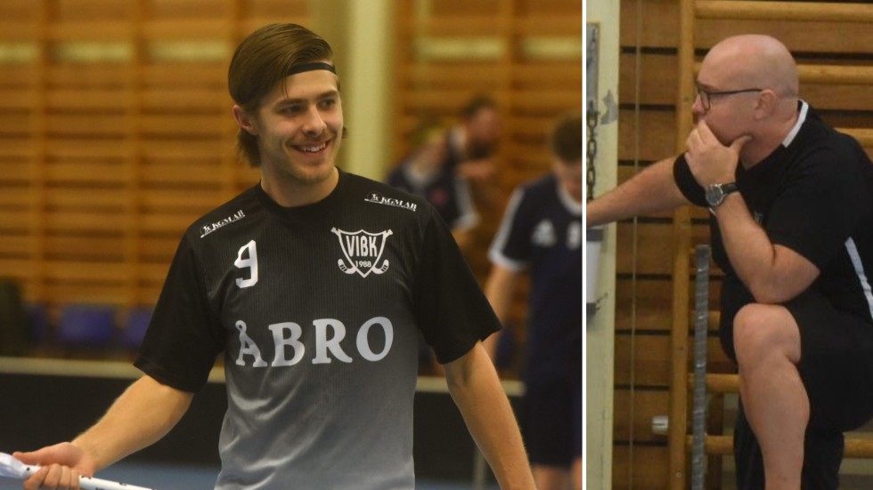VIBK-tränaren Michael Elmér är osäker på om Jonatan Green kommer till spel mot Kalmarsund. 