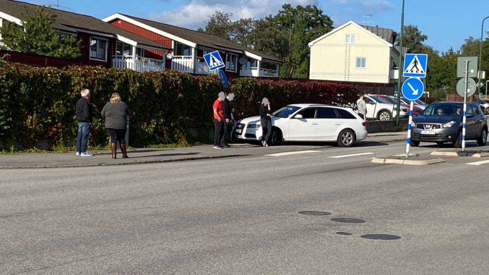 Bilolyckan inträffade i korsningen Bondegatan - Storgatan.
