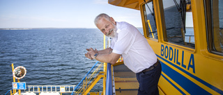 Kapten Wiman summerar sommaren på Fåröfärjan: ”Bra med folk, men inte som i fjol”