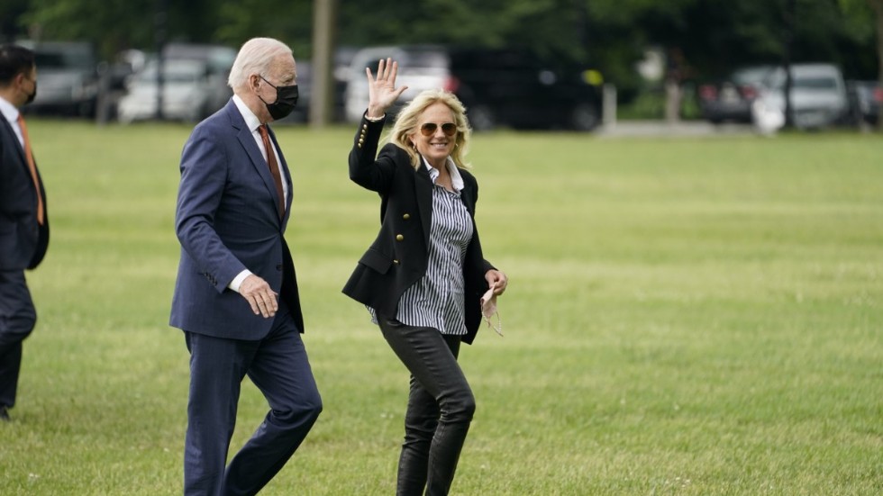 USA:s presidentpar Joe och Jill Biden.