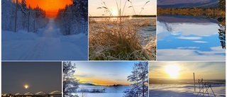 Norrbotten genom läsarbilder – krispig is och varm solnedgång