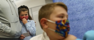 Vart tionde barn i USA har fått första sprutan
