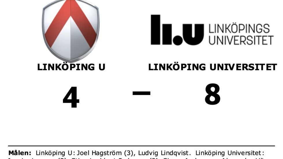 Linköping IBK Ungdom förlorade mot Linköpings Univ