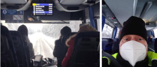 Passagerare vittnar om iskalla bussresan mellan Umeå och Skellefteå: "Det var säkert 15 minus"