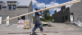 Byggandet av lägenheter minskar i Norr- och Västerbotten