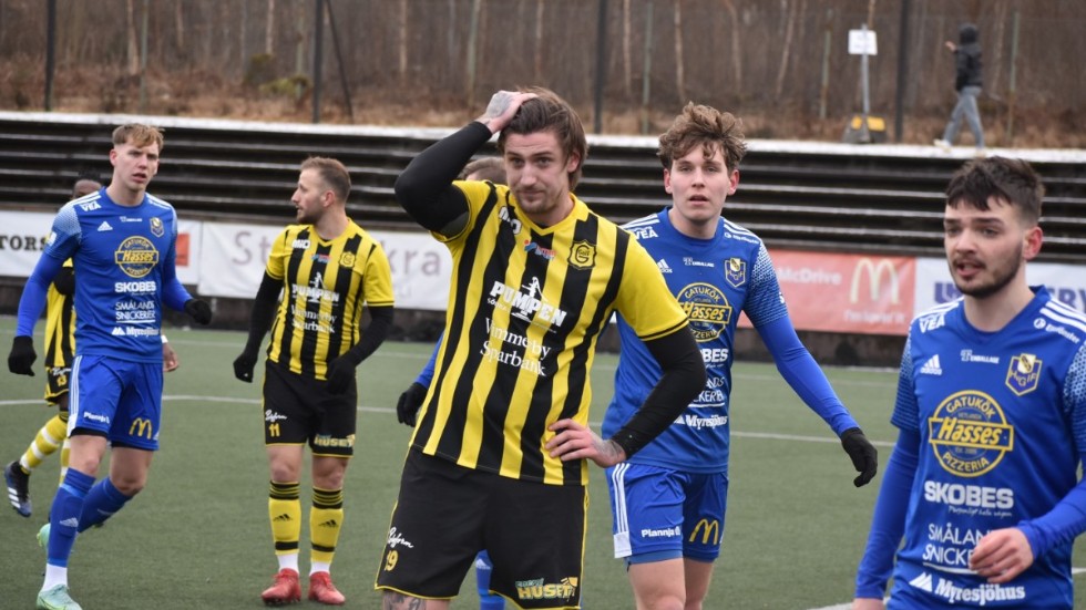 Marcus Oskarsson Johansson gjorde Gullringens mål mot Hvetlanda GIF. 