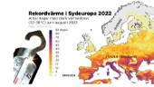 Temperaturerna i Europa stiger rekordsnabbt