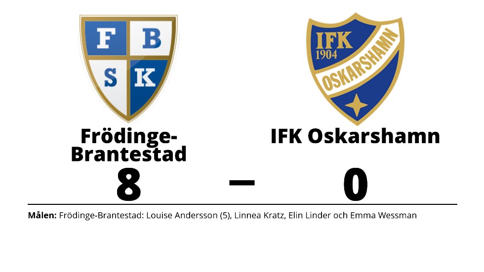 Frödinge-Brantestad SK (9-m) vann mot IFK Oskarshamn (9-m)
