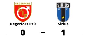 Sirius vann - och toppar tabellen