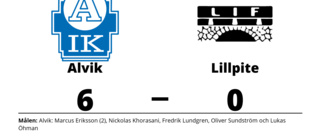 Storförlust när Lillpite föll mot Alvik på Liko Arena