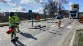 Vägarbete påverkade trafiken i Ulvhäll