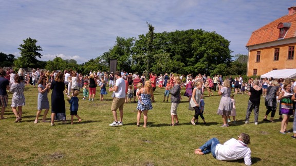 Midsommarfirande på Katthamra i Katthammarsvik