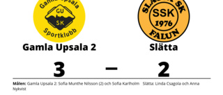 Sofia Munthe Nilsson gjorde två mål när Gamla Upsala 2 vann