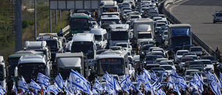 Protester mot lagförslag fortsätter i Israel