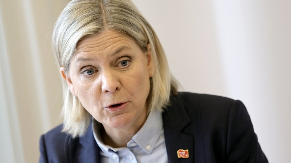 Magdalena Andersson (S) beskriver regeringen som en högerregim styrd av sverigedemokrater. Arkivbild.