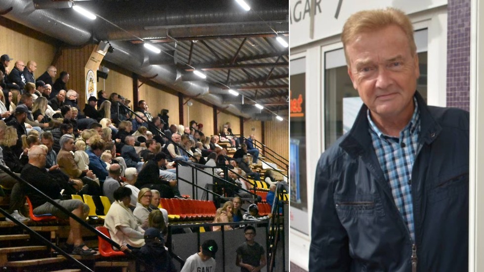 Bo Norbro är kassör i Vimmerby Hockey. Minskade publikintäkter är en av anledningarna till att klubben nu befinner sig in en knepig sits.