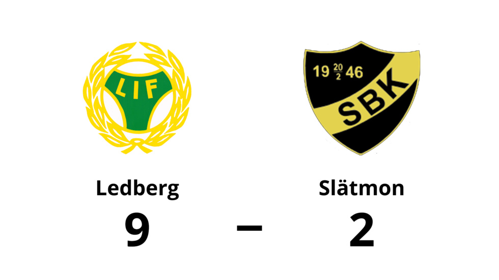 Ledbergs IF vann mot Slätmons BK