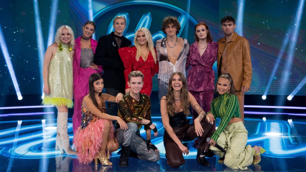 Efter den andra fredagsfinalen är det nio deltagare kvar som slåss om titeln "Idol" 2022. Pressbild.