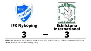 Oavgjort för IFK Nyköping hemma mot Eskilstuna International