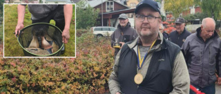 Eskilstunabo Sverigemästare i mete – fångade 61 kilo fisk: "Ren glädje"