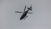 Därför cirkulerade helikoptern över staden: "Behövde stöttning"