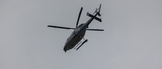 Därför cirkulerade helikoptern över staden: "Behövde stöttning"