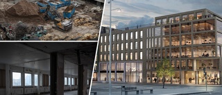 Sivia torg: Nu knackas betongkvarteret ned i småbitar