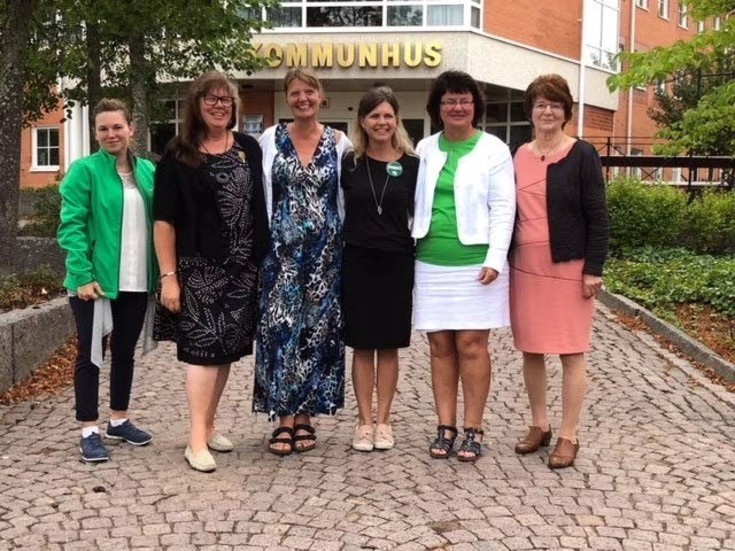 Centerkvinnorna i Hultsfred fick besök av förbundsordföranden Sofia Jarl.