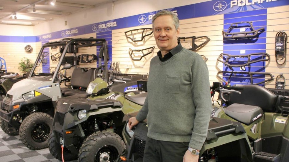 Peter Jakobsson har sålt agenturen för terränghjulingar