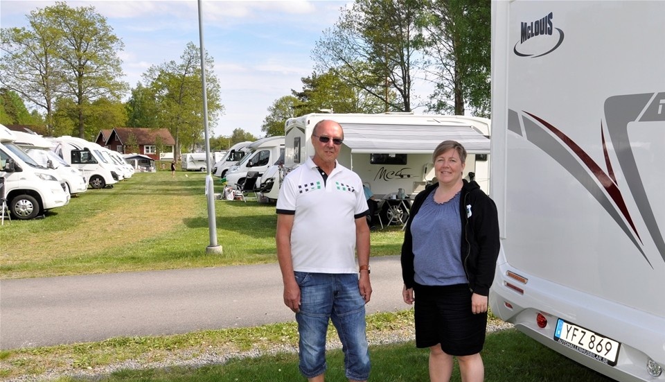 Jane och Thomas Moser från Västervik har gjor många och långa resor med sin husbil.Foto: Åsa Thaberman