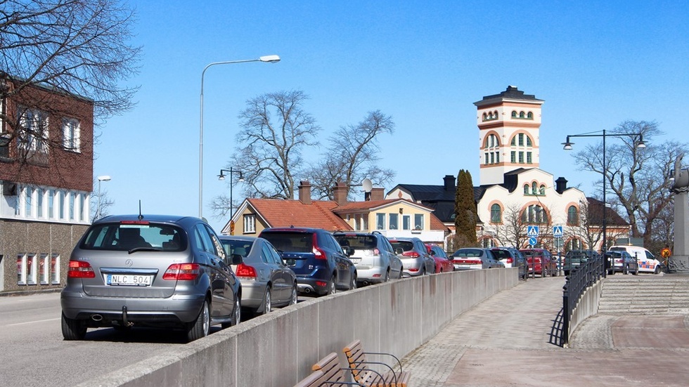 Det uppstod viss köbildning när bron öppnades.