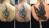 Nu är Annica nöjd med sin tatuering