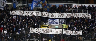 Fansens protest – under matchen