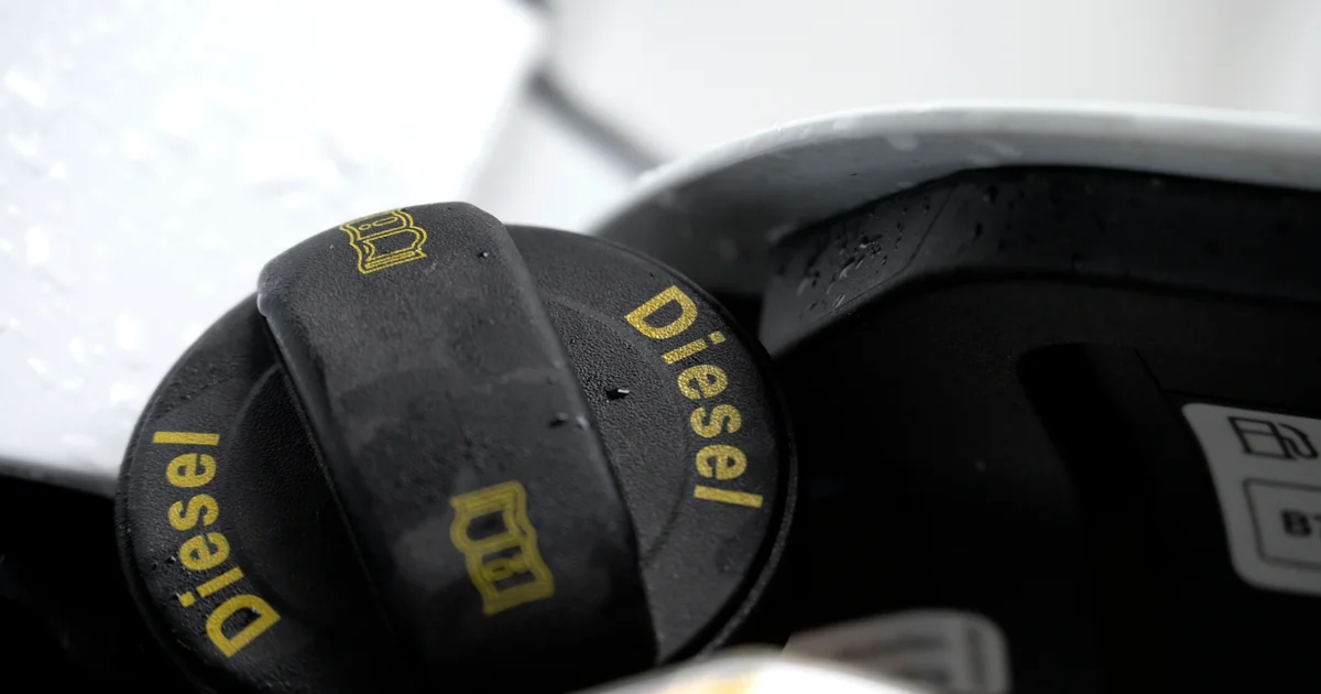Dieselpriset nära 19 kronor per liter