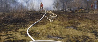 Stor risk för gräsbränder kring Enköping