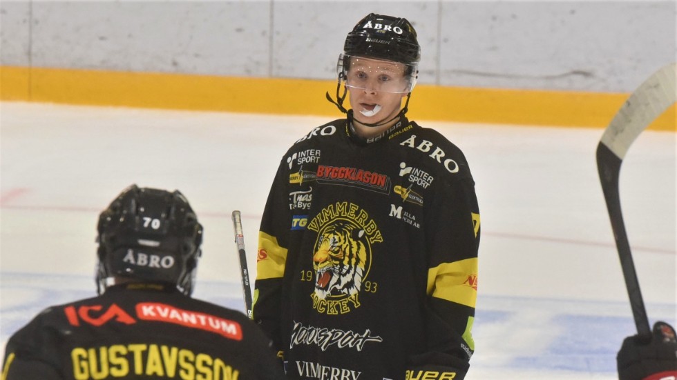 Ludvig Vännström är klar för sin tredje säsong i Vimmerby Hockey.