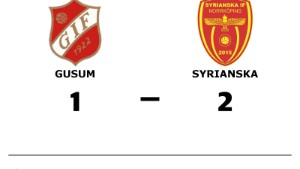 Första segern för säsongen för Syrianska