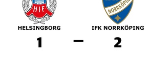 IFK Norrköping slog Helsingborg borta