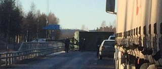 Risk för trafikkaos efter olycka