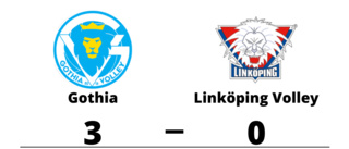 Tung förlust för Linköping Volley borta mot Gothia